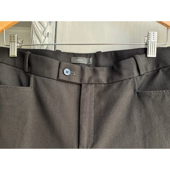 Joseph Pants Sz 12 Dressy Tailored Boot Cut Cotton Viscose Careercore - Picture 3 of 8